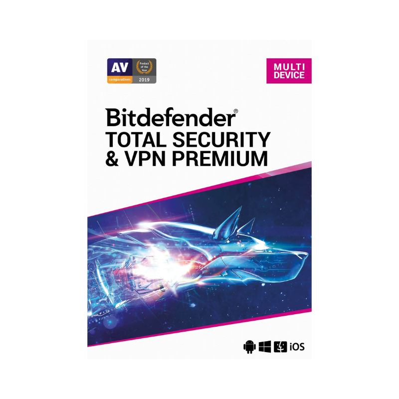 Bitdefender Total Security VPN Premium 2026 3 Postes 1 An Alfa 